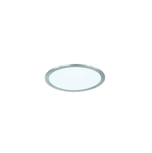Plafonnier Trio Wiz Griffin Led Nickel Mat, 1 Lumiere, Telecommandes, Changeur De Couleurs