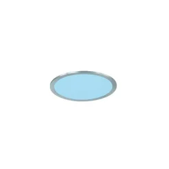 Plafonnier Trio Wiz Griffin Led Nickel Mat, 1 Lumiere, Telecommandes, Changeur De Couleurs