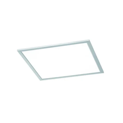 Plafonnier Trio Wiz Griffin Led Nickel Mat, 1 Lumiere, Telecommandes, Changeur De Couleurs