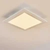 Plafonnier Voisines Led Blanc, 1 Lumiere, Telecommandes, Changeur De Couleurs