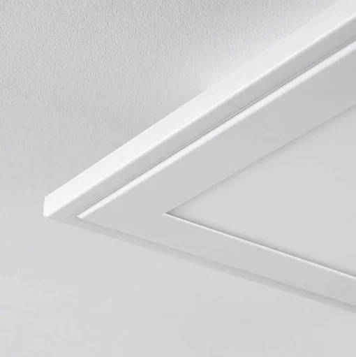 Plafonnier Voisines Led Blanc, 1 Lumiere, Telecommandes, Changeur De Couleurs