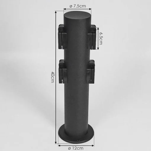 Prises Électriques D\\'Exterieur Ruti Noir