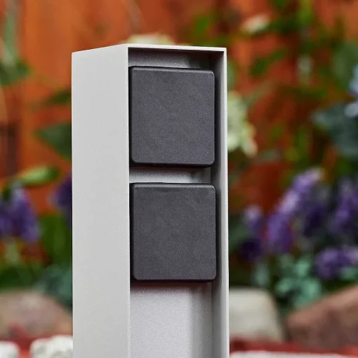 Prises Électriques D\\'Exterieur Reigolil Gris, Noir