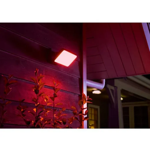 Projecteur Philips Hue Ambiance White & Color Discover Led Noir, 1 Lumiere, Changeur De Couleurs