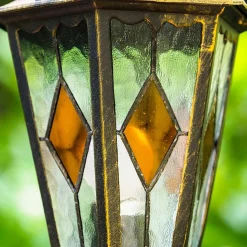 Reverbere Antibes Brun Dore, 1 Lumiere