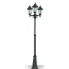 Reverbere Lutec Bristol Noir, 3 Lumieres