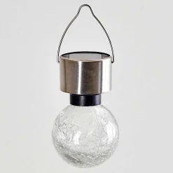 Set De Lampes Solaires Falco Led Argente, 1 Lumiere