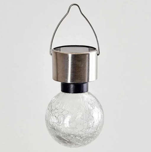 Set De Lampes Solaires Falco Led Argente, 1 Lumiere