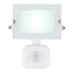 Spot De Jardin Globo Helga Led Blanc, 1 Lumiere, Detecteur De Mouvement