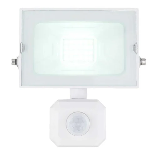 Spot De Jardin Globo Helga Led Blanc, 1 Lumiere, Detecteur De Mouvement