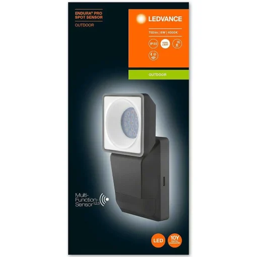 Spot De Jardin Ledvance Endura® Gris, 1 Lumiere, Detecteur De Mouvement
