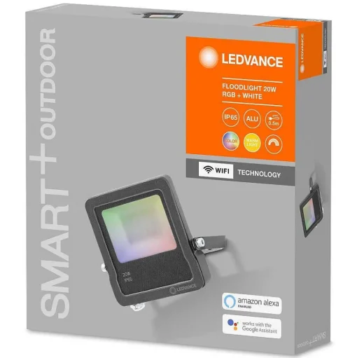 Spot De Jardin Ledvance Smart+ Gris, 1 Lumiere, Changeur De Couleurs