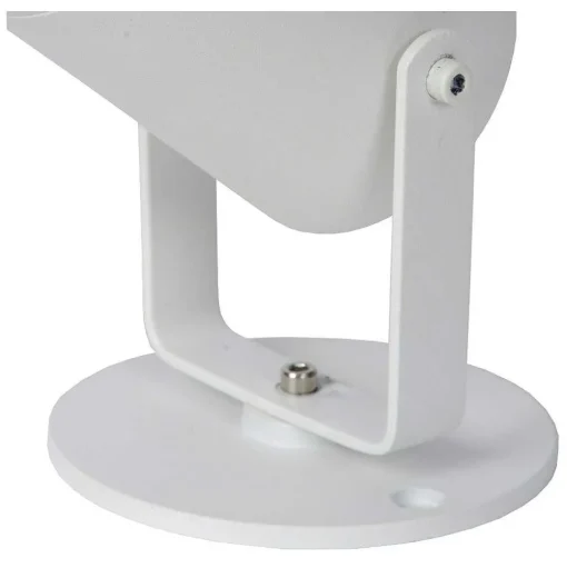 Spot De Jardin Lucide Taylor Blanc, 1 Lumiere, Detecteur De Mouvement