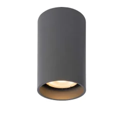 Spot De Plafond Lucide Delto Led Gris, 1 Lumiere