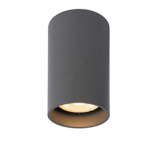 Spot De Plafond Lucide Delto Led Gris, 1 Lumiere