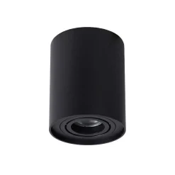 Spot De Plafond Lucide Tube Noir, 1 Lumiere