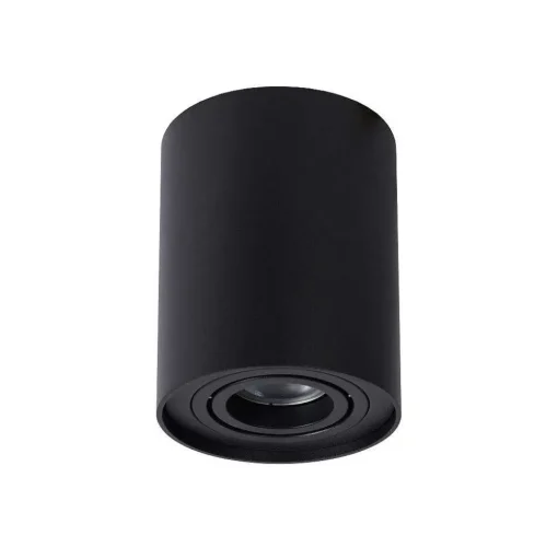 Spot De Plafond Lucide Tube Noir, 1 Lumiere