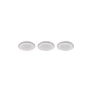 Spot Encastrable - Kit De 3 Trio Argus Led Blanc, 6 Lumieres, Telecommandes, Changeur De Couleurs