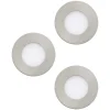 Spot Encastrable Eglo Fueva Led Nickel Mat, 3 Lumieres