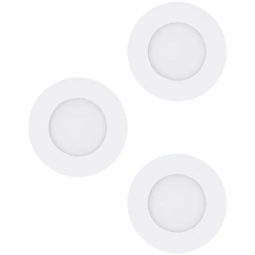 Spot Encastrable Eglo Fueva Led Blanc, 3 Lumieres