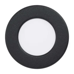 Spot Encastrable Eglo Fueva Led Noir, 1 Lumiere