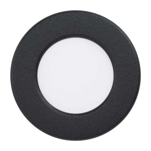 Spot Encastrable Eglo Fueva Led Noir, 1 Lumiere
