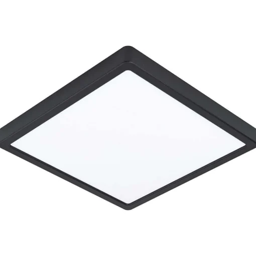 Spot Encastrable Eglo Fueva Led Noir, 1 Lumiere