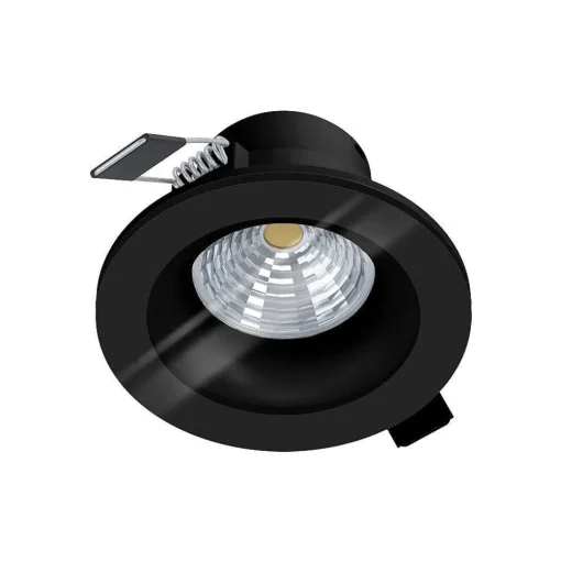 Spot Encastrable Eglo Salabate Led Noir, 1 Lumiere