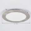 Spot Encastrable Finsrud Led Nickel Mat, 1 Lumiere