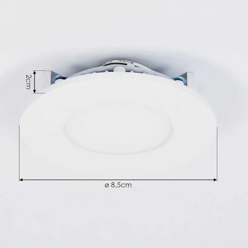 Spot Encastrable Finsrud Led Blanc, 1 Lumiere