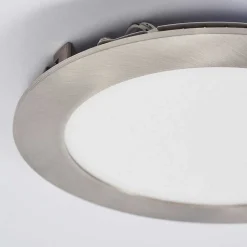 Spot Encastrable Finsrud Led Nickel Mat, 1 Lumiere