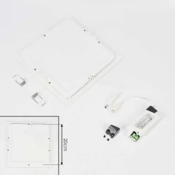 Spot Encastrable Finsrud Led Blanc, 1 Lumiere