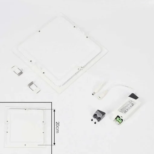 Spot Encastrable Finsrud Led Blanc, 1 Lumiere