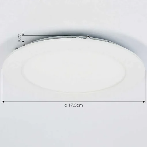 Spot Encastrable Finsrud Led Blanc, 1 Lumiere