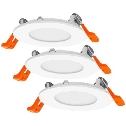 Spot Encastrable Ledvance Downlight Slim Blanc, 3 Lumieres