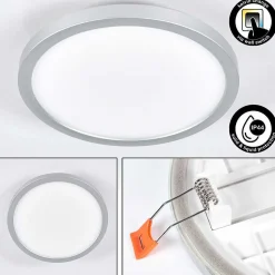 Spot Encastrable Pawcatuck Led Chrome, Blanc, 1 Lumiere
