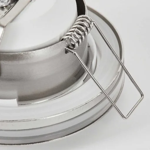 Spot Encastrable Percoq Led Nickel Mat, 1 Lumiere