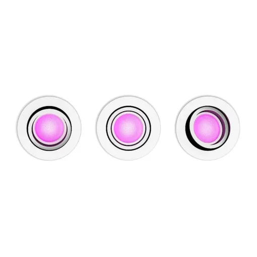 Spot Encastrable Philips Hue Centura Led Blanc, 3 Lumieres
