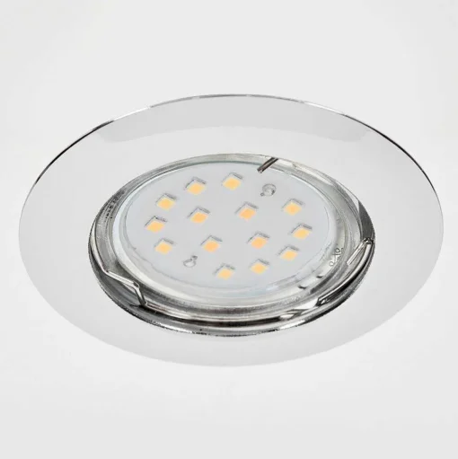 Spot Encastrable Vibersviller Led Chrome, 1 Lumiere
