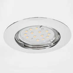 Spot Encastrable Vibersviller Led Chrome, 1 Lumiere