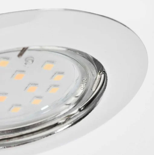 Spot Encastrable Vibersviller Led Chrome, 1 Lumiere