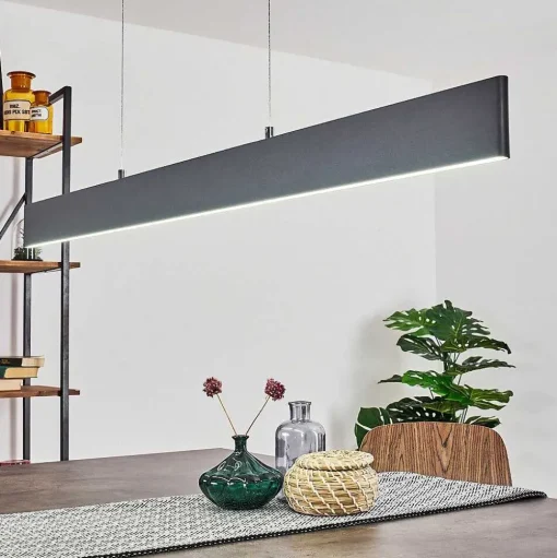 Suspension Aduard Led Anthracite, 2 Lumieres