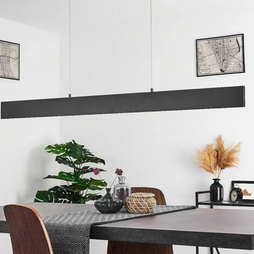 Suspension Aduard Led Anthracite, 2 Lumieres