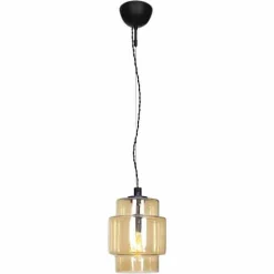 Suspension By Rydens Ebbot Noir, 1 Lumiere