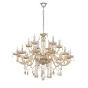 Suspension Eglo Basilano Chrome, 18 Lumieres