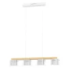 Suspension Eglo Portico-Z Led Ecru, 4 Lumieres, Changeur De Couleurs