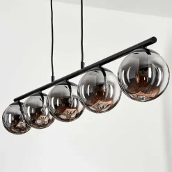 Suspension Gastor Fume, 5 Lumieres