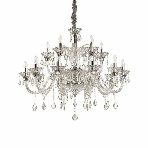 Suspension Ideal Lux Colossal Chrome, 15 Lumieres