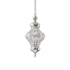 Suspension Ideal Lux Nawa Argente, 1 Lumiere