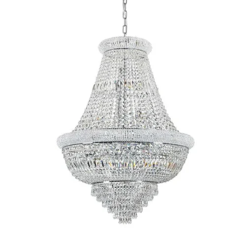 Suspension Ideallux Dubai Chrome, 24 Lumieres